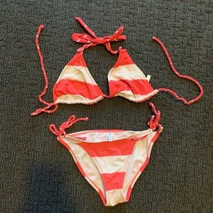 Pink and white bikini Aero